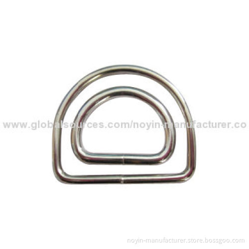 D ring with high quality, D ring with nickel color